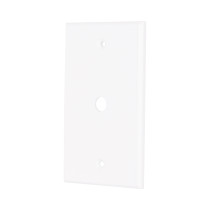 Placa de ABS pasacable, Standard, blanco, VOLTECK