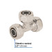 Tee para PEALPE, 1/2", FOSET