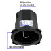 Mini bote integral 10 cm, aro interno de 8.5 cm, VOLTECK