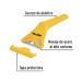 Raspador plástico con cuchilla de 2-3/8", PRETUL