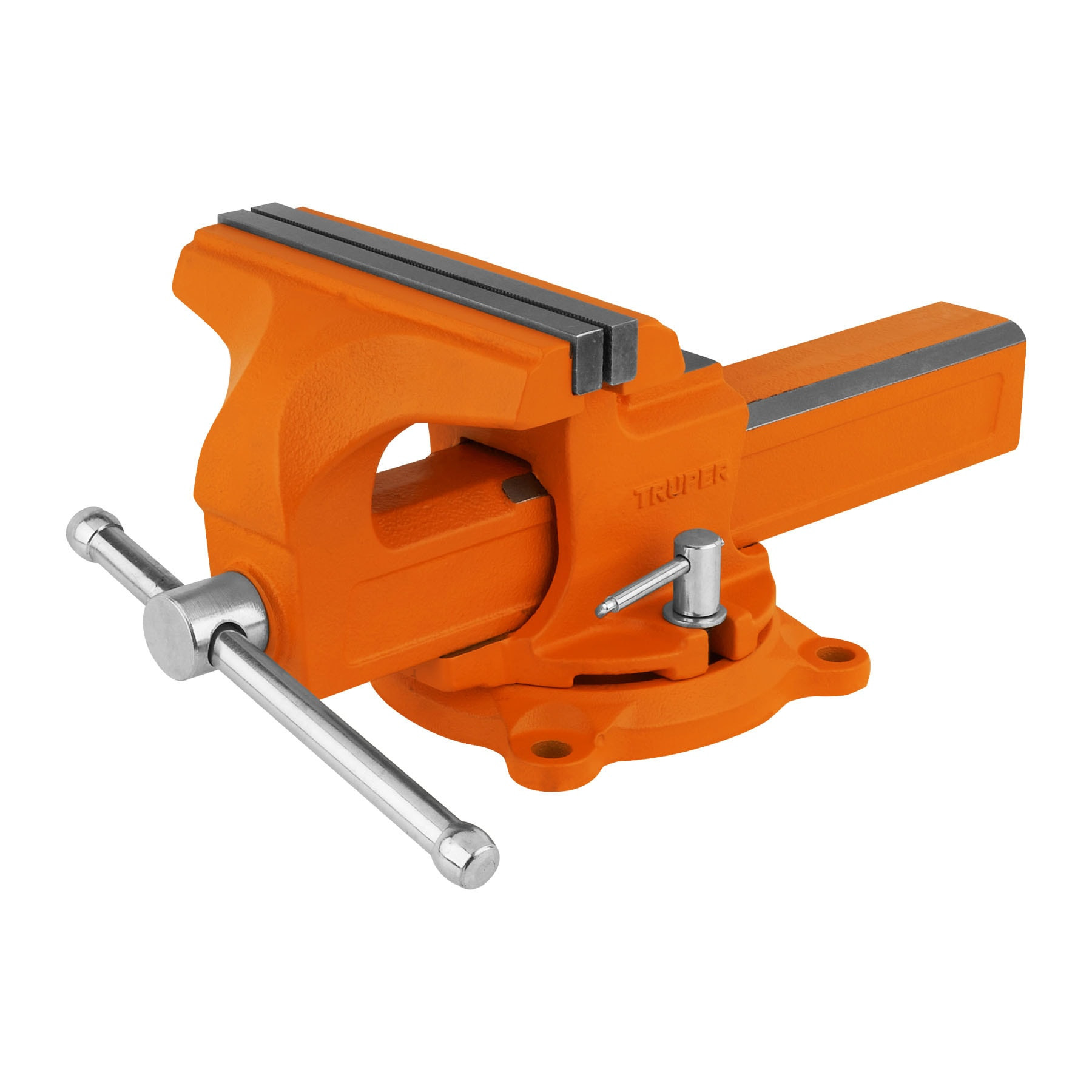 Tornillo de banco 8" tipo europeo de hierro nodular, TRUPER