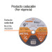 Disco abrasivo de corte preciso metal 9" x 2 mm, TRUPER