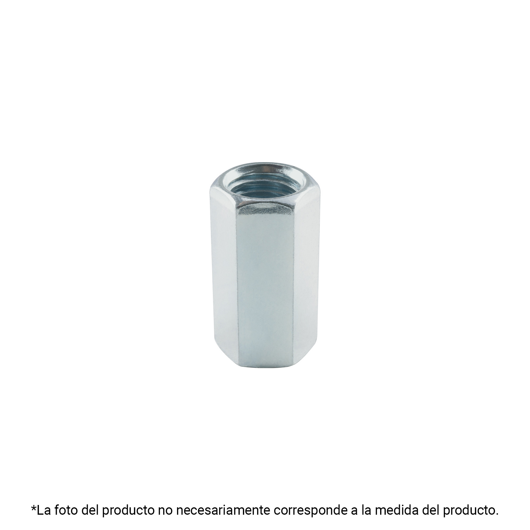 Bolsa con 5 tuercas cople, 3/8" acero galvanizado , FIERO