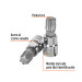 Dado punta torx T-60, cuadro 3/8", TRUPER