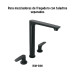 Juego manerales palanca para RIM-91M, negro, FOSET RIVIERA