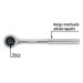 Matraca cuadro 3/8" cabeza redonda con disco, PRETUL