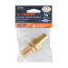 Conectores 3/4" macho y hembra de latón sólido para manguera