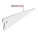 Ménsula plana blanca para cremallera doble, 32cm, FIERO