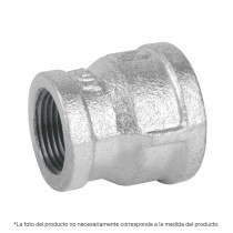 Reducción campana acero galvanizado 1/2x3/8", FOSET