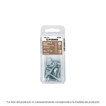 Blíster con 22 pijas cabeza cruz, punta broca 3/4", FIERO