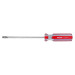 Desarmador plano 1/4 x 6" mango de PVC, PRETUL