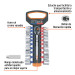 Juego de dados mm y std con matraca, cuadro 3/8", TRUPER