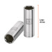 Dado largo de 13 mm, 6 puntas, cuadro 1/4", TRUPER