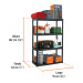 Estante plástico 4 repisas capacidad 70kg, 91x43x142, TRUPER