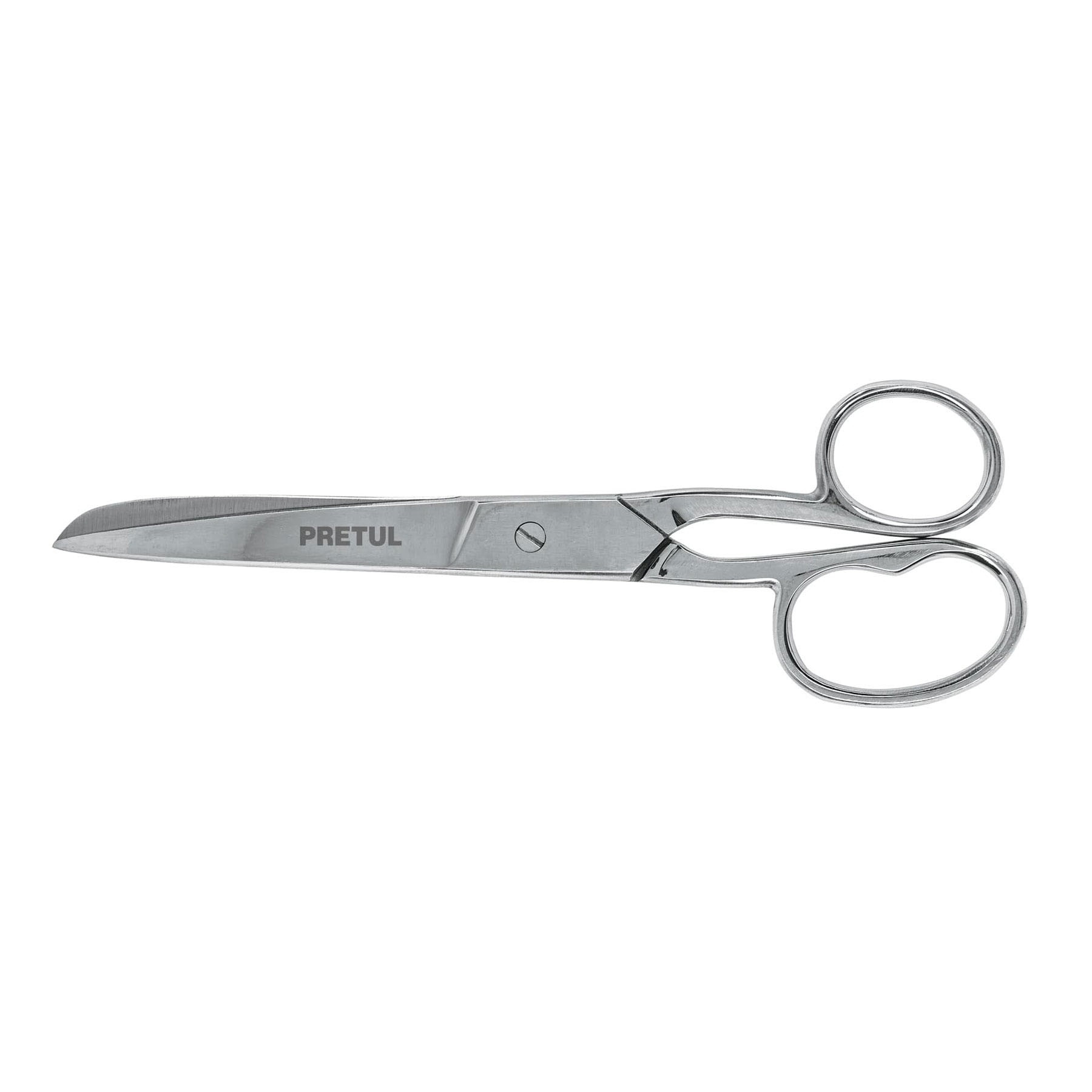 Tijera 7" para costura, ojo grande, acero inoxidable, PRETUL