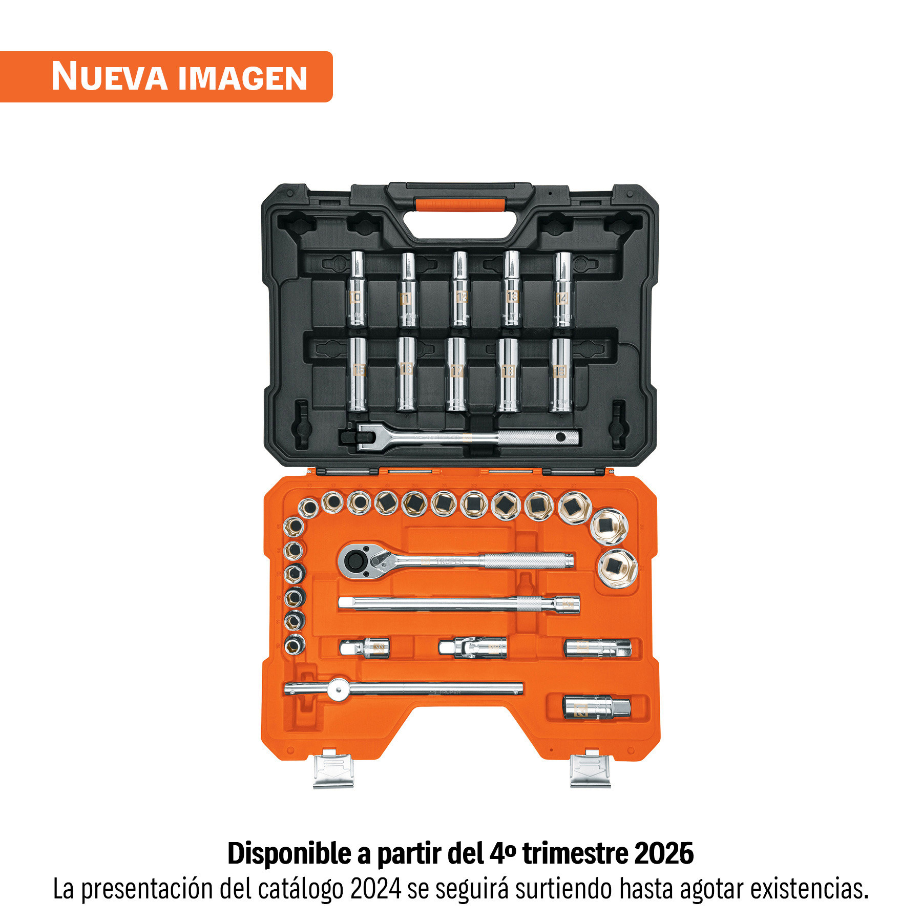 Juego de 36 herramientas cuadro 1/2" mm para mecánico