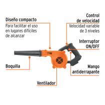 Sopladora para taller, 20V, sin accesorios, TRUPER PRO